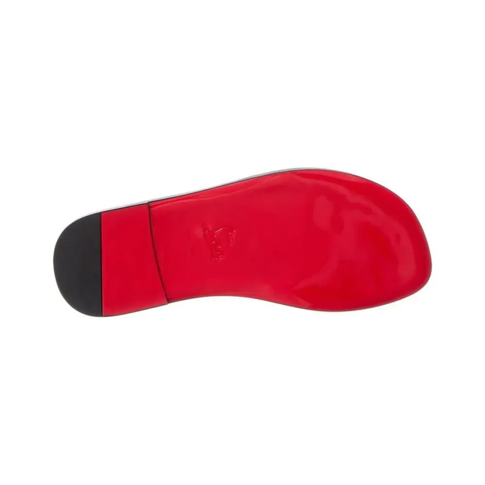 Christian Louboutin Chambelimuly Leather Sandal, Black - Picture 4 of 5